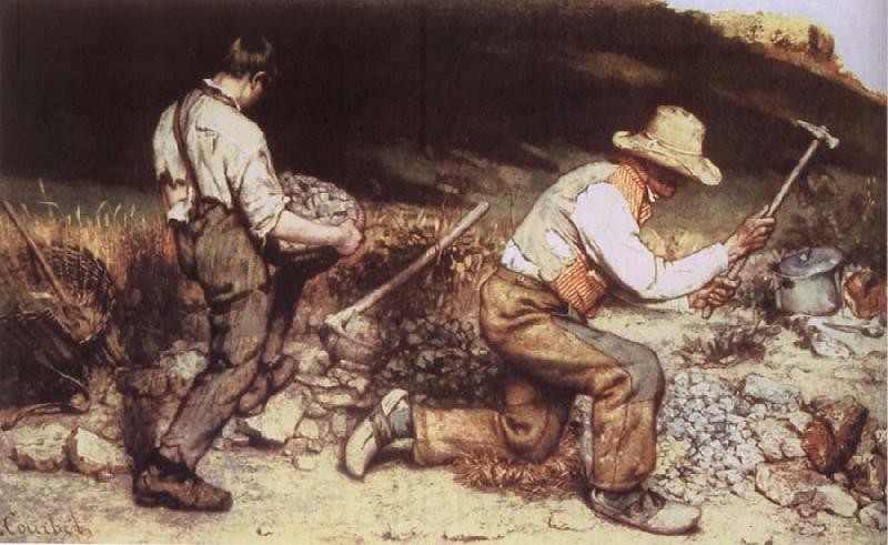 Gustave Courbet The Stone Breakers France oil painting art